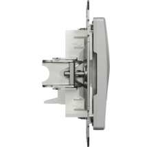 Priză telefon RJ11 simplă Schneider Sedna Design, aluminiu