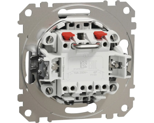 Spatele unui întrerupător cu conexiuni electrice