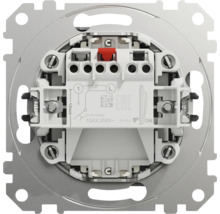 Buton simplu Schneider Sedna Design, cu lumină, aluminiu
