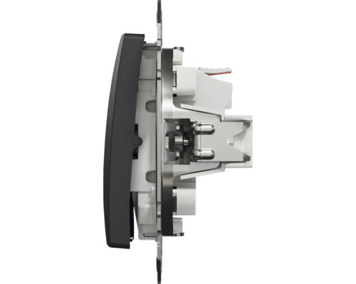 Vizualizare laterală a unui întrerupător de lumină