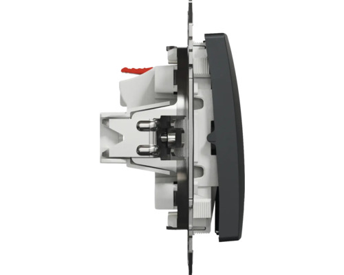 Vizualizare laterală a unui întrerupător pentru casă