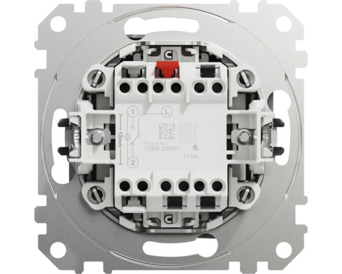 Vedere din spate a unui întrerupător electric cu elemente de fixare