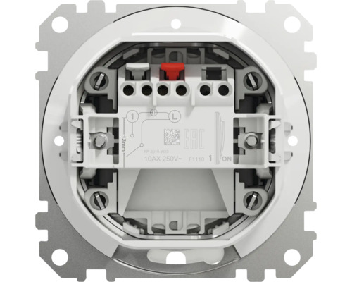 Vizualizare detaliată a unui comutator cu borne de conectare