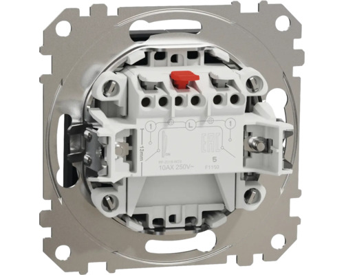 Vedere din spate a unui întrerupător cu conexiuni