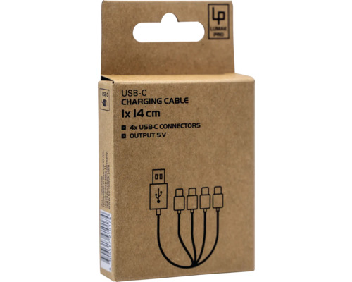 Cablu de încărcare USB-C, lungime 14 cm