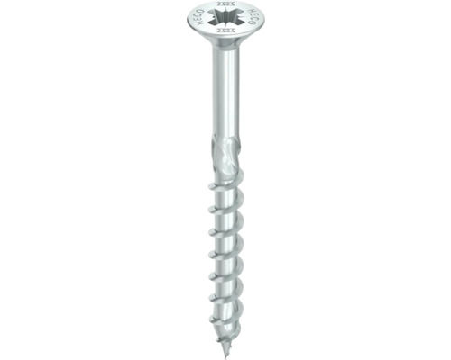 Șuruburi pentru lemn cu cap înecat Pozidriv Heco Topix-Plus 6x120mm oțel, 100 bucăți Șuruburi pentru lemn cu cap înecat Pozidriv Heco Topix-Plus 6x120mm oțel, 100 bucăți