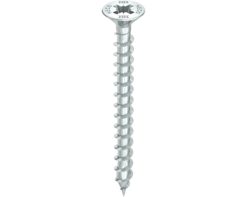 Șuruburi pentru lemn cu cap înecat Pozidriv Heco Topix-Plus 4x25mm oțel, 200 bucăți, sistem GripFit Șuruburi pentru lemn cu cap înecat Pozidriv Heco Topix-Plus 4x25mm oțel, 200 bucăți, sistem GripFit