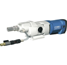 Mașină de carotat cu racord de apă și logo Core Powertools