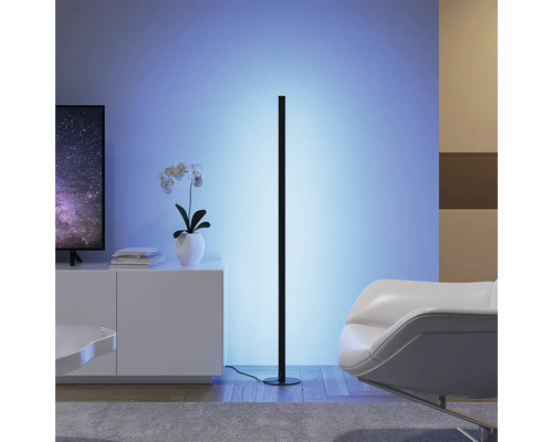 Lampadar cu LED integrat Tendo 11W, lumină RGB, cu telecomandă