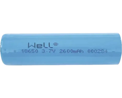 Baterie Well 18650, 3.7V, 2600mAh