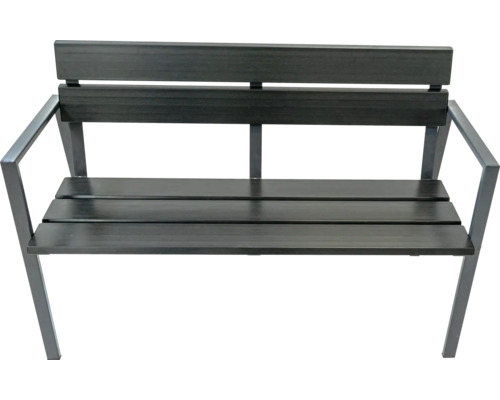 Bancă de grădină cu spătar și cotiere