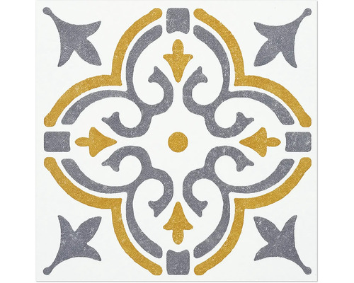 Placă decorativă de podea cu model abstract