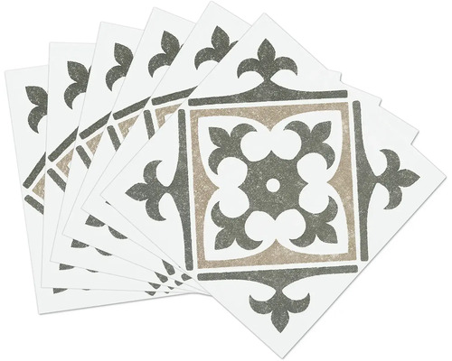 Mai multe plăci decorative cu model pătrat