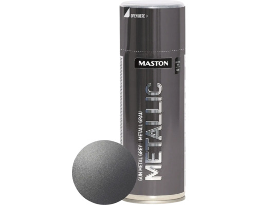 Lac acrilic spray Maston gri metalic 400 ml
