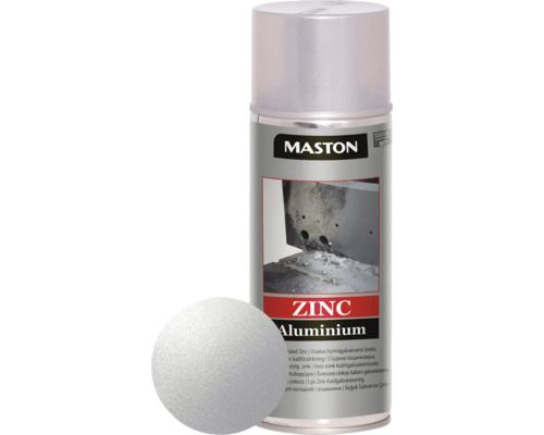 Vopsea spray zinc/aluminiu pentru metal Maston gri argintiu 400 ml