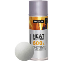 Vopsea spray rezistentă la căldură Maston Heat Resistant 600°C argintiu 400 ml-thumb-0