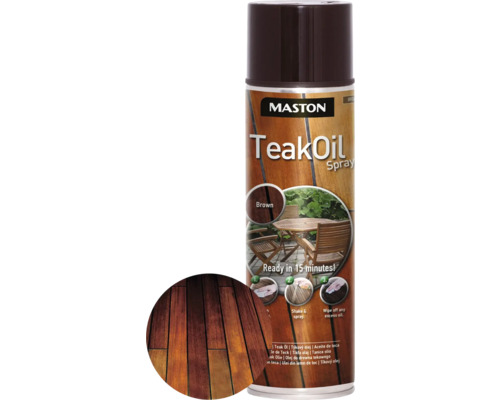 Ulei de tec spray Teak oil Maston maro 500 ml Spray cu ulei de tec Maston