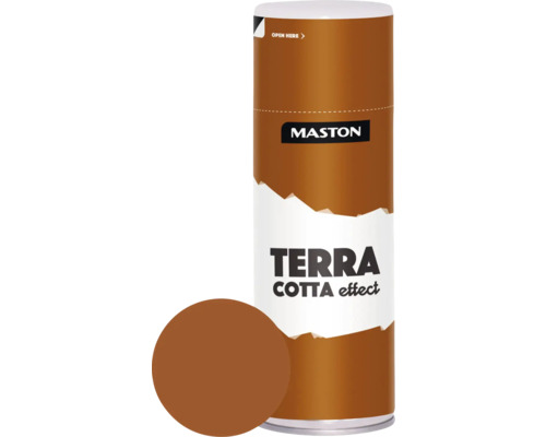Vopsea spray cu efect de teracotă Maston maro 400 ml Spray cu efect de teracotă Mastons