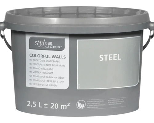 Vopsea nuanțată pentru perete și tavan StyleColor steel 2,5 l