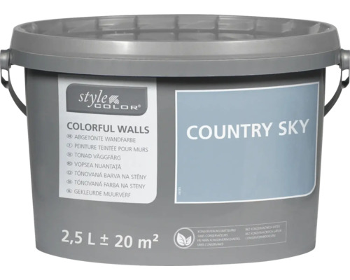 Vopsea nuanțată pentru perete și tavan StyleColor country sky 2,5 l