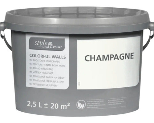 Vopsea nuanțată pentru perete și tavan StyleColor champagne 2,5 l