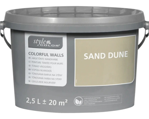 Vopsea nuanțată pentru perete și tavan StyleColor sand dune 2,5 l