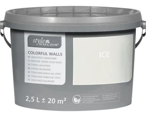 Vopsea nuanțată pentru perete și tavan StyleColor ice 2,5 l