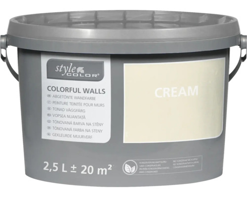 Vopsea nuanțată pentru perete și tavan StyleColor cream 2,5 l