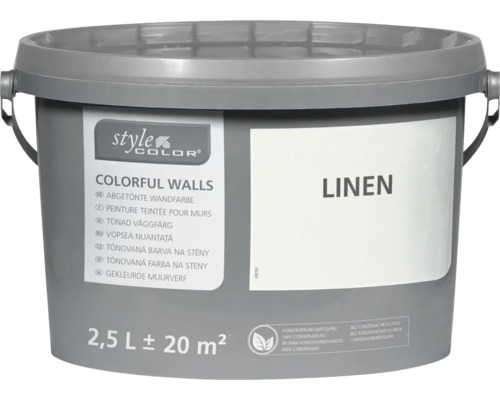 Vopsea nuanțată pentru perete și tavan StyleColor linen 2,5 l