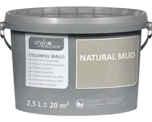 Vopsea nuanțată pentru perete și tavan StyleColor natural mud 2,5 l