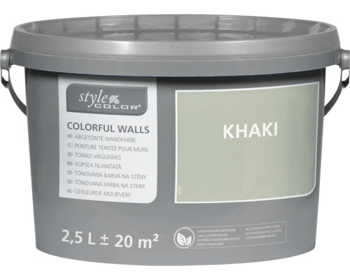 Vopsea nuanțată pentru perete și tavan StyleColor khaki 2,5 l