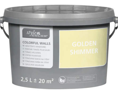 Vopsea nuanțată pentru perete și tavan StyleColor golden shimmer 2,5 l