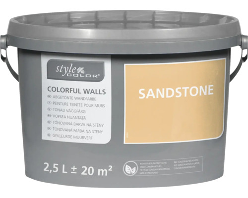 Vopsea nuanțată pentru perete și tavan StyleColor sandstone 2,5 l