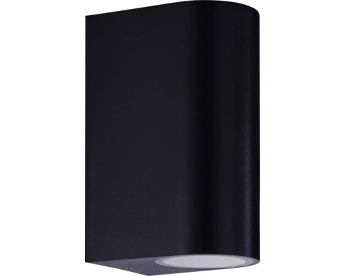 Lumină de perete cu LED negru pentru exterior