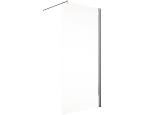 Perete duș tip walk-in Schulte Alexa Style 2.0, 100x190 cm, sticlă securizată transparentă, profil cromat D329108 41 50 1 190