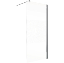 Duș Walk In Schulte Alexa Style 2.0, 100x190 cm, sticlă decor Terrazzo, profil cromat