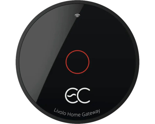 Centru de comanda Smart Zigbee 3.0 Gateway Livolo, control aplicație & WiFi negru, incl. Adaptor