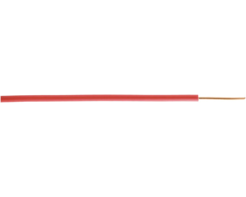 Conductor FY (H07V-U) 1,5mm² roșu, inel 10m
