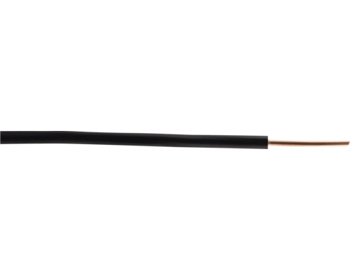 Conductor FY (H07V-U) 2,5mm² negru, inel 10m Tub flexibil ondulat