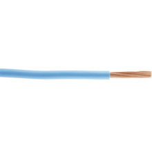 Cablu electric cu izolație albastră și fir de cupru