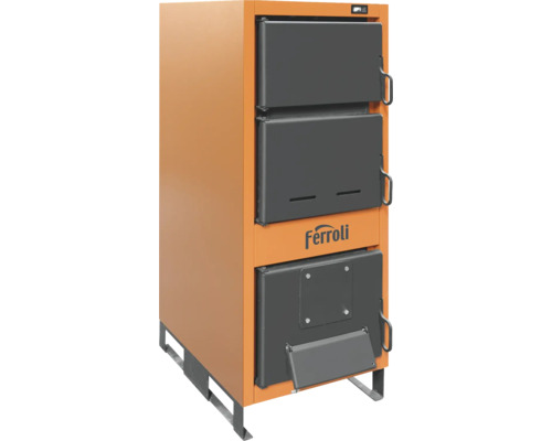 Cazan pe combustibil solid Ferroli Jar 30, 3 drumuri de | HORNBACH