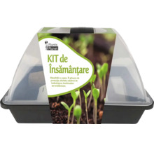 Kit de însămânțare cu capac, 15 ghivece de producție, etichete, substrat de însămânțare și biostimulator