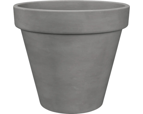 Ghiveci flori Amalia lut Ø 48 cm H 40,1 cm gri vulcanic Ghiveci de flori gri din teracotă