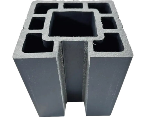 Stâlp din plastic în secțiune transversală