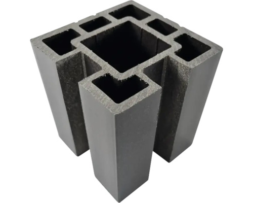 Conector de colț din plastic pentru scânduri de terasă WPC