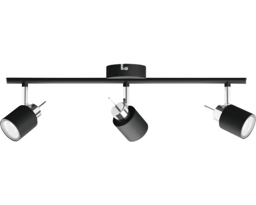 Șină spoturi Philips Meranti GU10 max. 3x35W, metal/negru buc