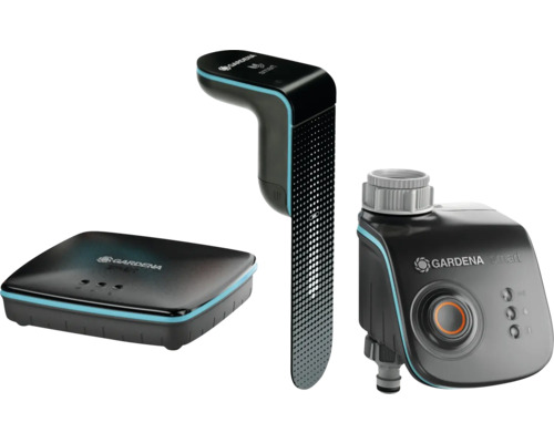 Sistem inteligent Gardena format din senzor, gateway și controler