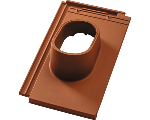 Țiglă ceramică set antenă solzi Tondach maro închis | HORNBACH