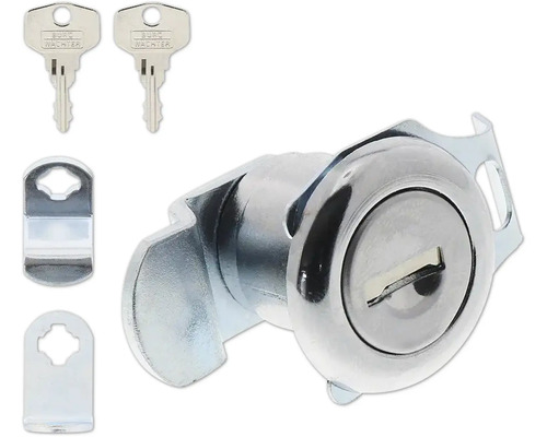 Încuietoare de siguranță pentru mobilă cu două chei și accesorii