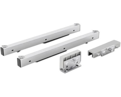 Set feronerie uși glisante cu material de fixare pentru uși glisante